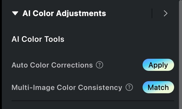 Color Adjustments Module | EVOTO SUPPORT