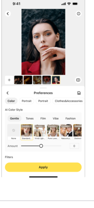 Ai Edit Preferences